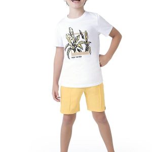 Conjunto Branco Enjoy The View em Moletom