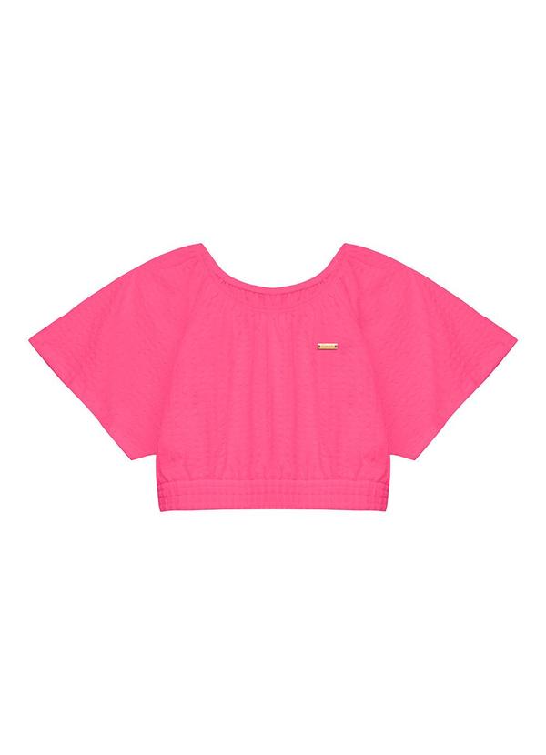 Conjunto Infantil Blusa e Short Rosa