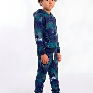 Conjunto Infantil Inverno Grafite Azul Marinho