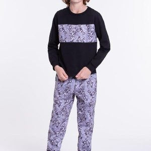 Conjunto Infantil Recorte Letrinhas Preto