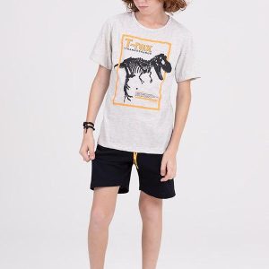 Conjunto Infantil Ribana T-Rex Mescla