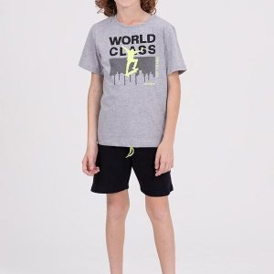 Conjunto Infantil World Class Mescla