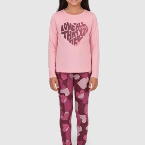 Conjunto Love All Rosa Claro