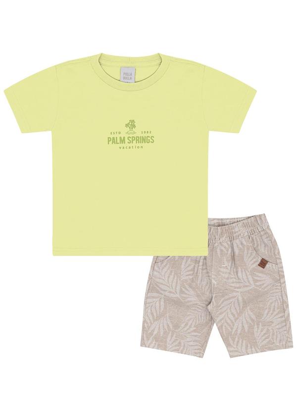 Conjunto Meia Malha Verde