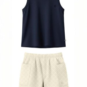 Conjunto Original com Piquet Stretch Azul