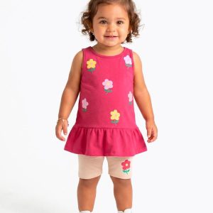 Conjunto Regata com Silk e Ciclista Rosa