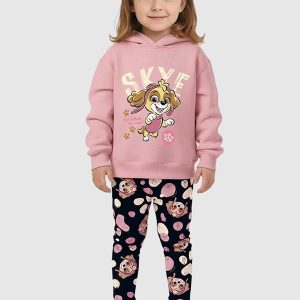 Conjunto Skye® em Moletom Rosa Claro