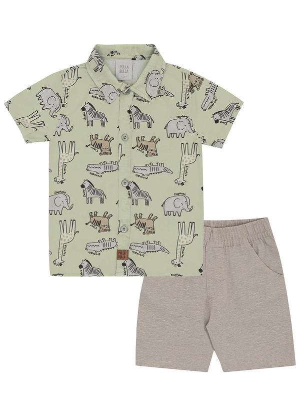 Conjunto Tricoline Verde