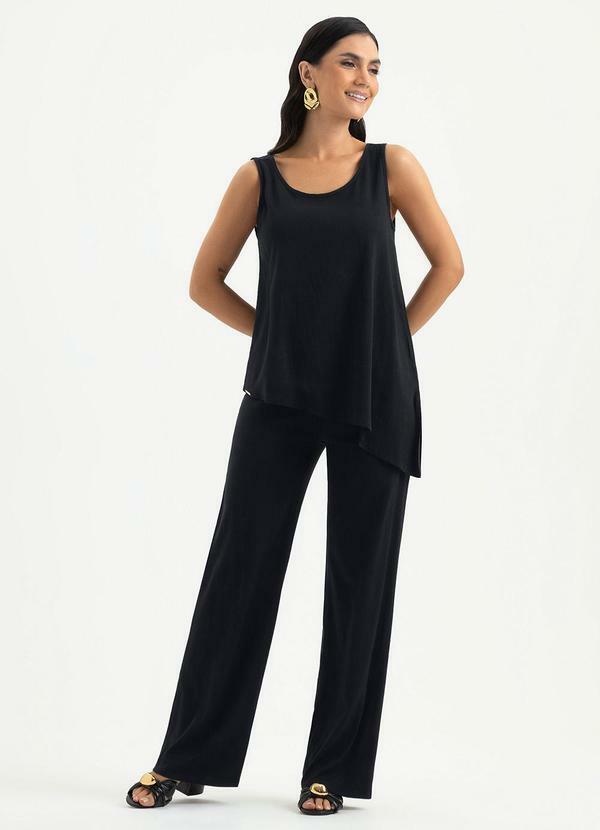 Conjunto em Viscose Preto