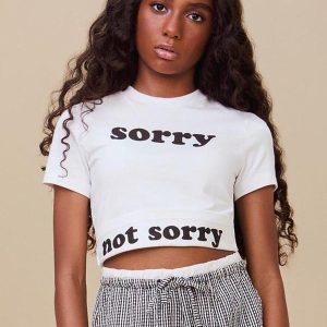 Cropped Estampado Branco