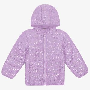 Jaqueta Puffer Infantil Roxo