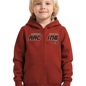 Jaqueta Racing em Moletom Terracota