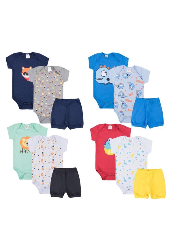 Kit 12 Peças Body Multicolorido