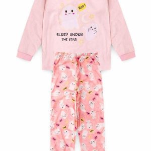 Pijama Feminino Inverno Boo Rosa