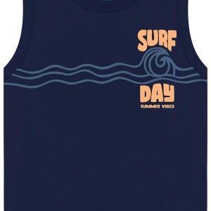 Regata Machão Infantil Surf Day Azul