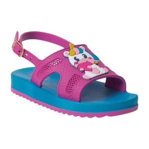 Sandália Infantil Rosa com Fechamento em Fivela