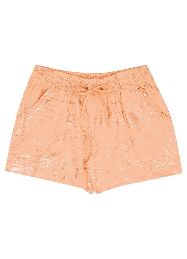 Short Moletinho Laranja