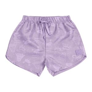 Short em Microfibra para Menina Roxo