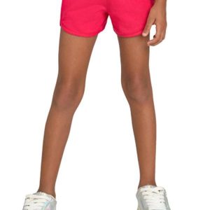 Shorts Infantil em Moletinho Rosa