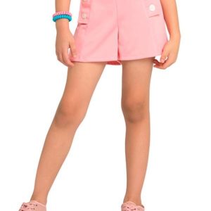 Shorts Menina em Newtech Rosa