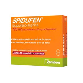 Spidufen 770mg 10 Comprimidos Revestidos