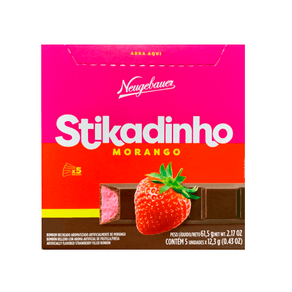 Stikadinho Neugebauer Sticks Sabor Morango 61,5g