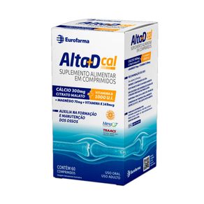 Suplemento Alimentar Alta D + Cal 60 Comprimidos