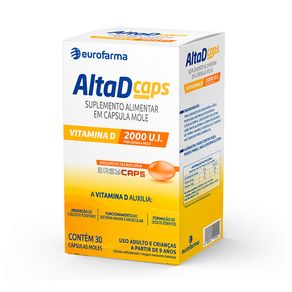 Suplemento Alimentar AltaD Caps 2.000 UI 30 Cápsulas Moles