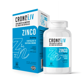 Suplemento Alimentar Cronoliv Zinco 60 Cápsulas