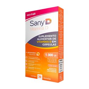 Suplemento Alimentar Sany D 1.000 UI 30 Cápsulas