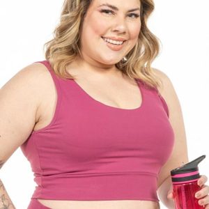 Top Feminino com Alça Largas Rosa