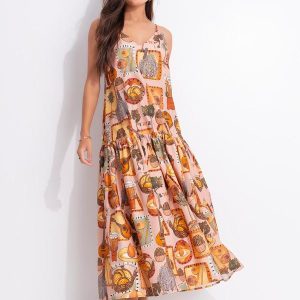 Vestido Boemia Rosa