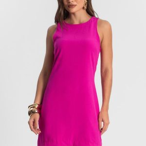 Vestido Curto Rosa