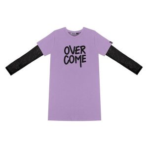 Vestido com Blusa Juvenil Roxo
