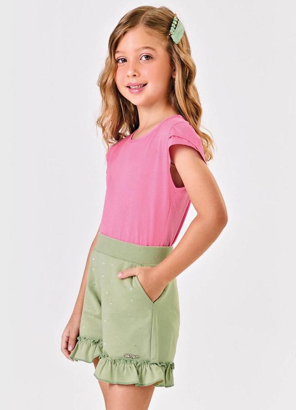 Blusa Feminina Infantil Rosa