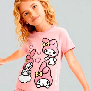 Blusa Infantil Menina da Hello Kitty Rosa