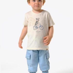 Calça Infantil Cargo Azul