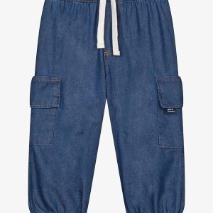 Calça Infantil Cargo Azul