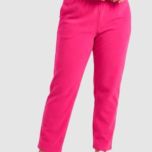 Calça Moletom Feminina Básica Rosa