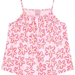 Conjunto Bata de Alça e Bermuda Ciclista Rosa