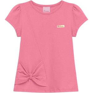 Conjunto Bata e Bermuda Ciclista Listras Rosa