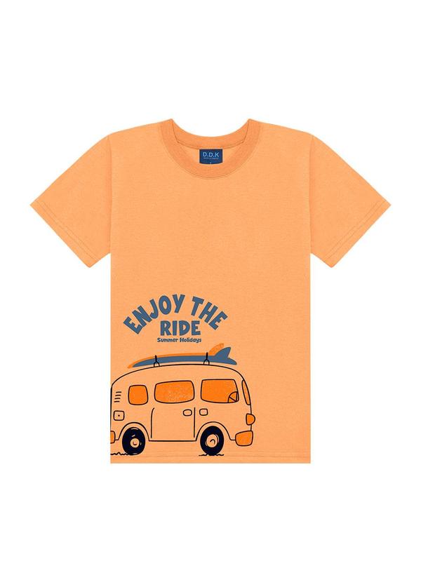 Conjunto Camiseta e Bermuda Laranja
