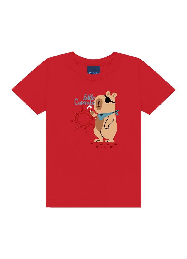 Conjunto Camiseta e Bermuda Vermelho