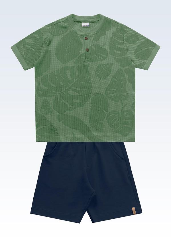 Conjunto Camiseta/Bermuda Verde