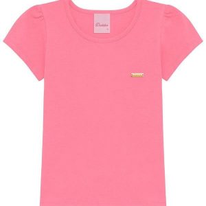 Conjunto Infantil Blusa e Short Libélula Rosa