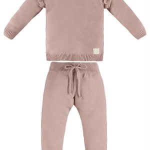Conjunto Infantil Menina Blusão e Calça Rosa