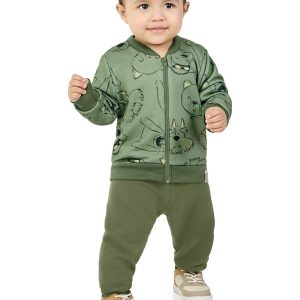 Conjunto Jaqueta e Calça Verde