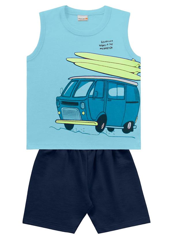 Conjunto Regata/Bermuda Azul