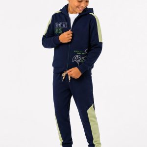 Conjunto de Inverno Game On Azul Marinho