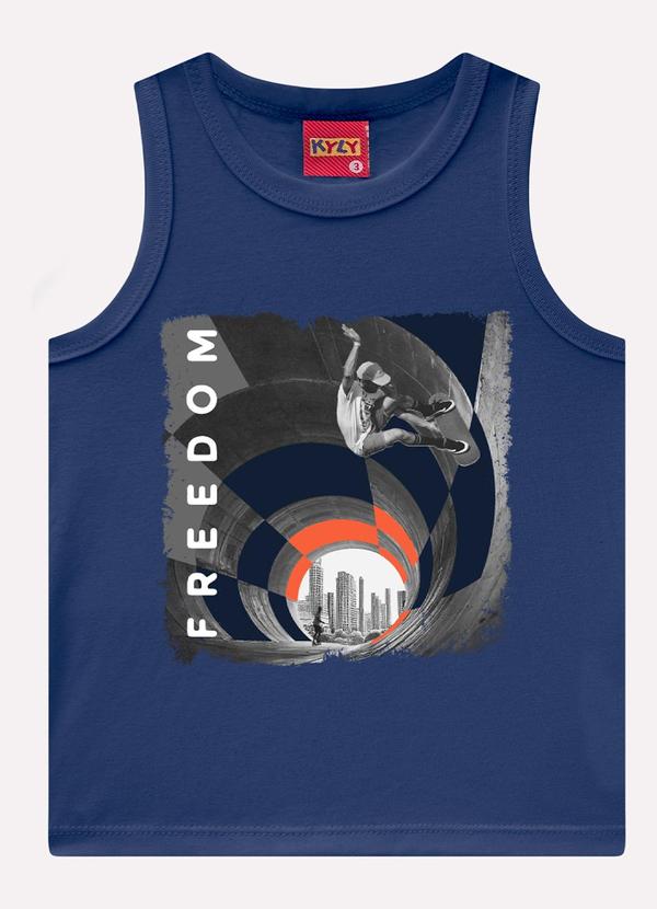 Regata Infantil Menin Skate Azul